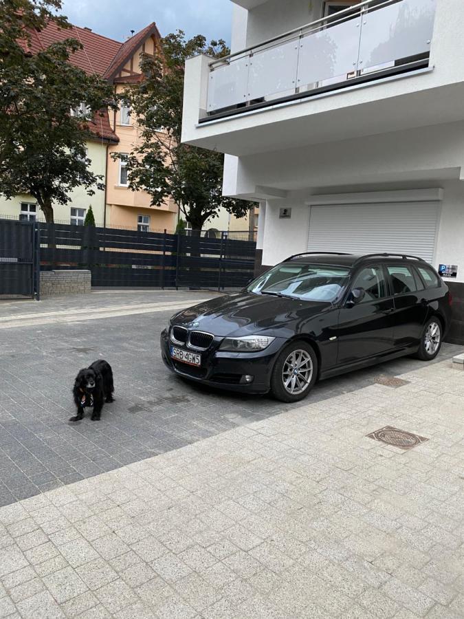 Апартаменти Apartament Przy Parku Z Duzym Tarasem ,Prywatny Parking Свіноуйсьце Екстер'єр фото