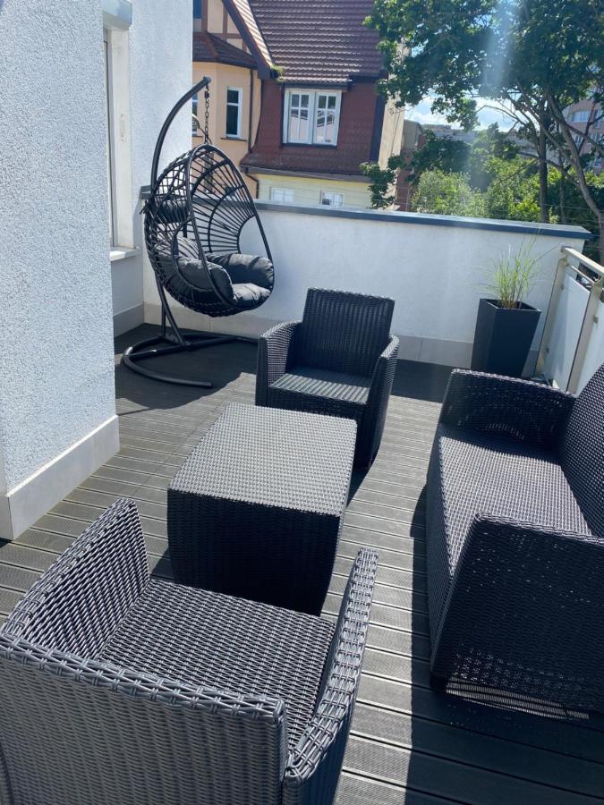 Апартаменти Apartament Przy Parku Z Duzym Tarasem ,Prywatny Parking Свіноуйсьце Екстер'єр фото
